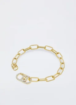 Liu Jo Bracelet monogramme avec strass|Femme Jewelry