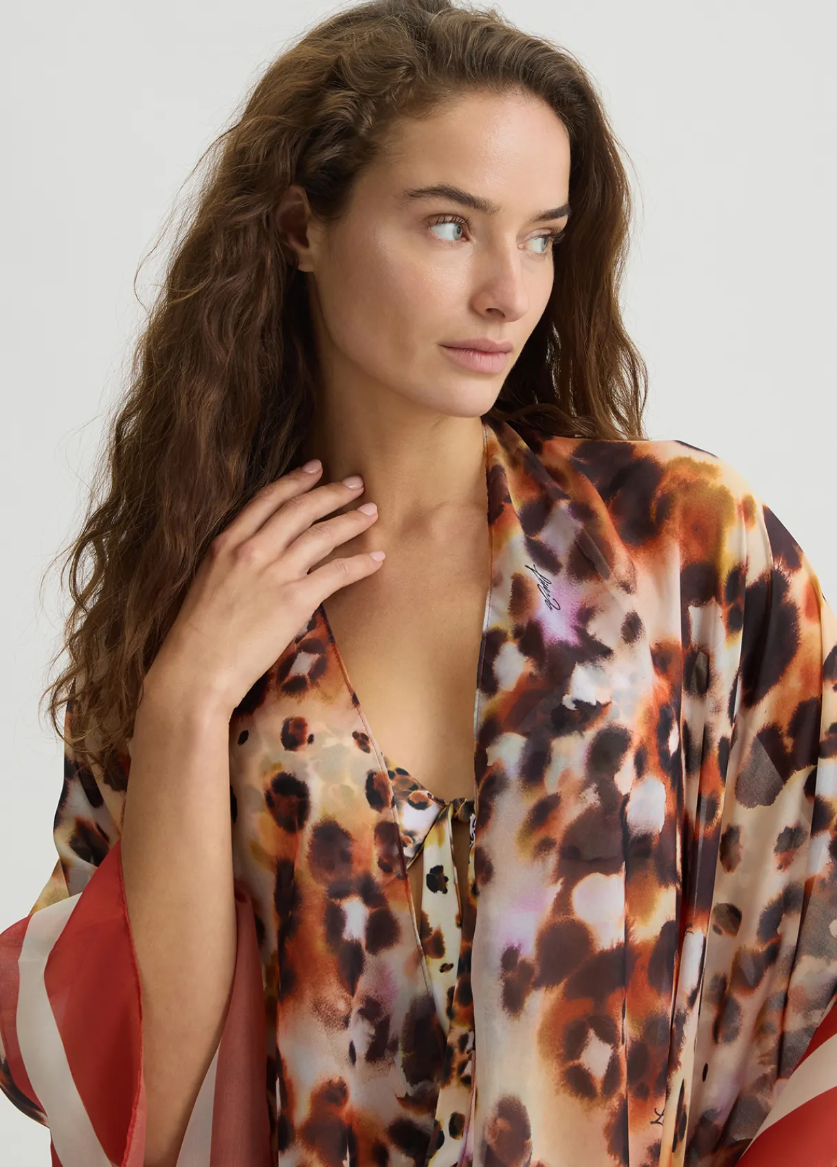 Liu Jo Caftan avec imprimé animalier|Femme Mode Plage