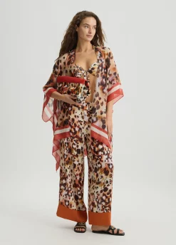 Liu Jo Caftan avec imprimé animalier|Femme Mode Plage