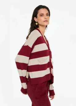 Liu Jo Cardigan à rayures|Femme Mailles
