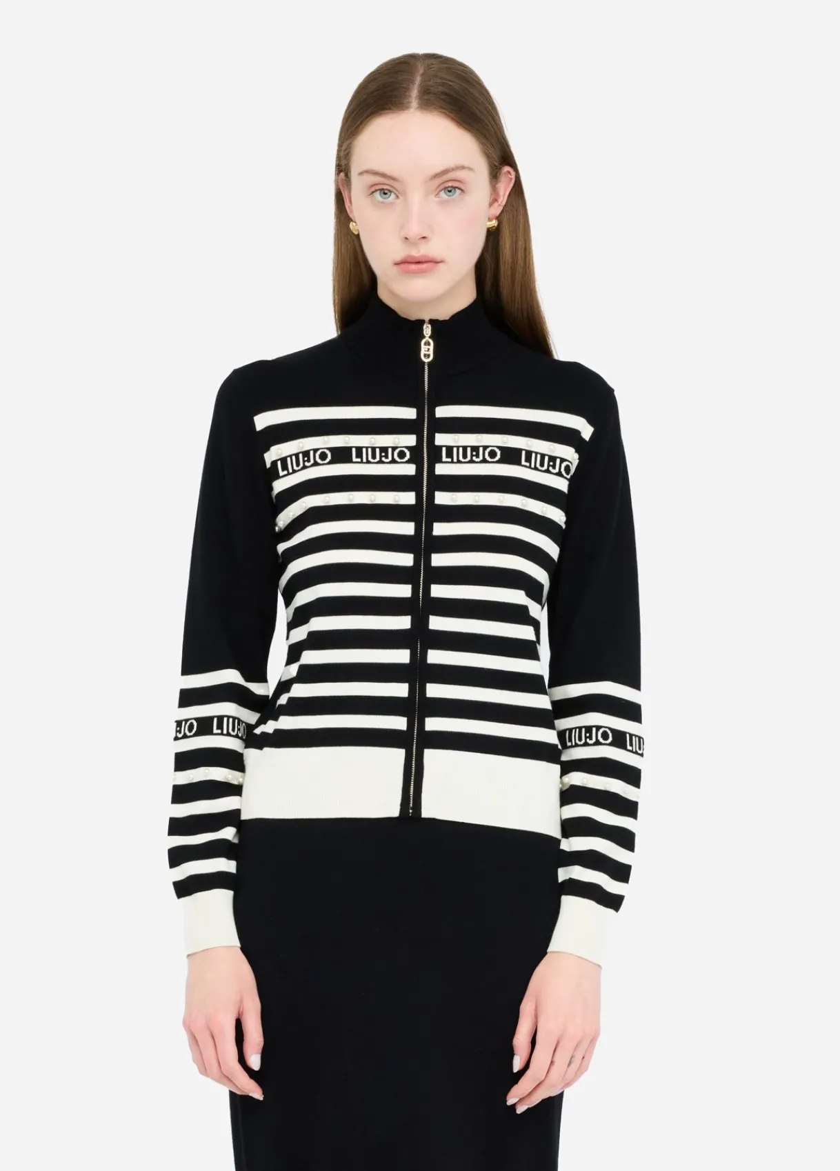 Liu Jo Cardigan à rayures|Femme Mailles