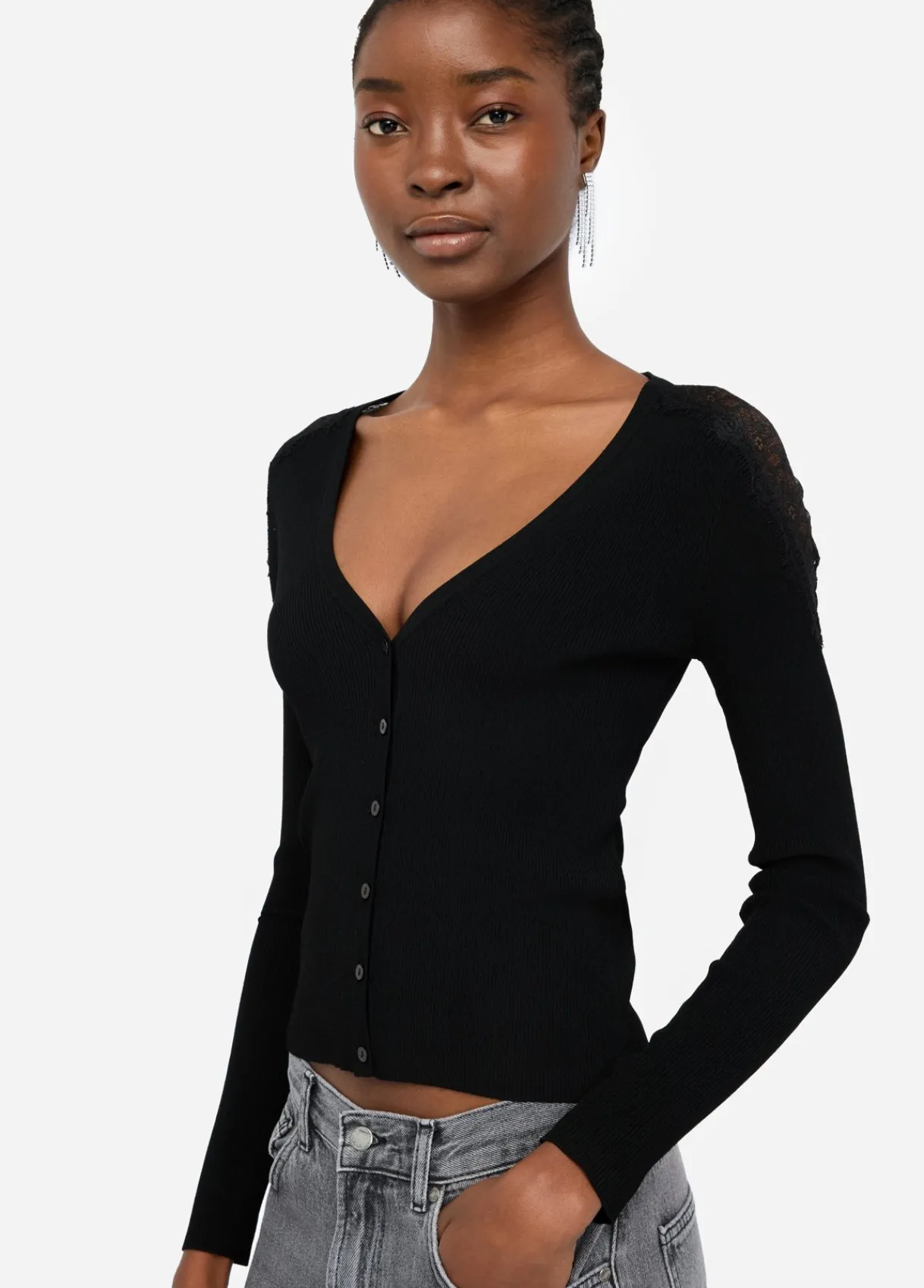 Liu Jo Cardigan avec dentelle|Femme Mailles