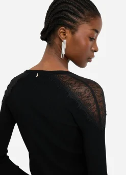 Liu Jo Cardigan avec dentelle|Femme Mailles