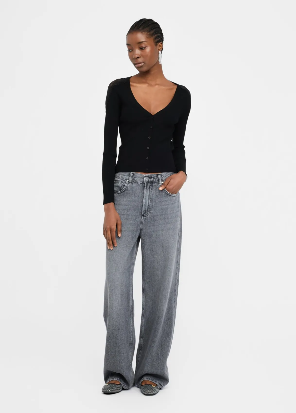 Liu Jo Cardigan avec dentelle|Femme Mailles