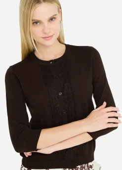 Liu Jo Cardigan avec détails en dentelle|Femme Mailles