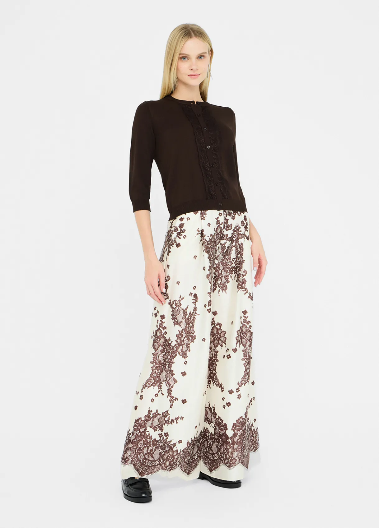 Liu Jo Cardigan avec détails en dentelle|Femme Mailles