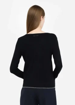 Liu Jo Cardigan avec détails en Lurex®|Femme Mailles