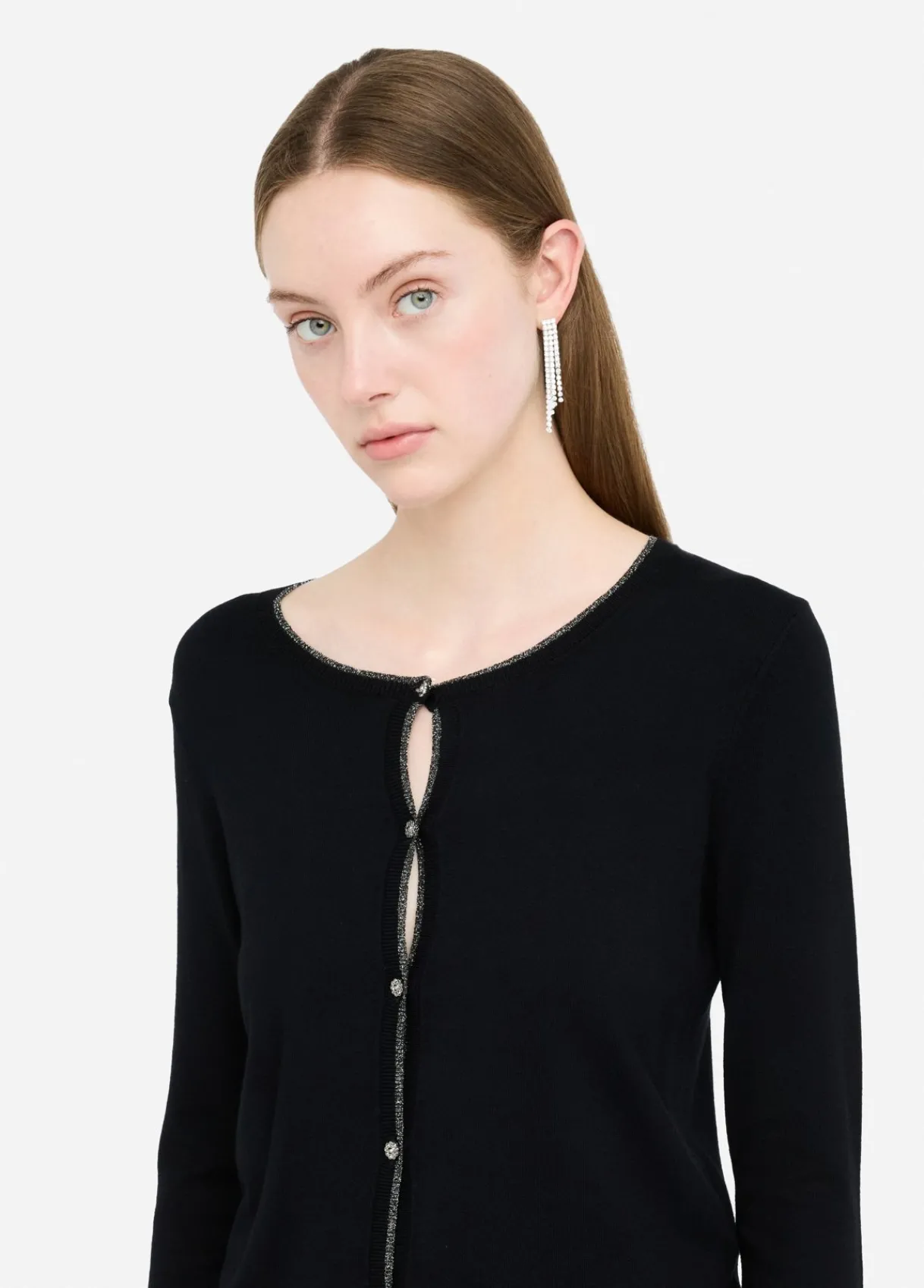 Liu Jo Cardigan avec détails en Lurex®|Femme Mailles