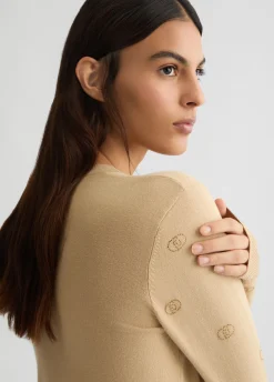 Liu Jo Cardigan avec logo et strass|Femme Mailles