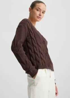 Liu Jo Cardigan avec strass|Femme Mailles