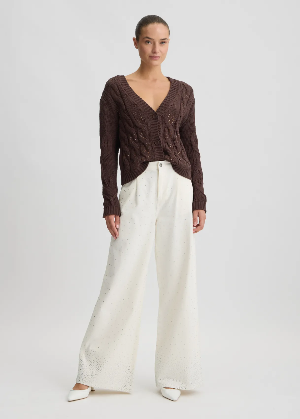 Liu Jo Cardigan avec strass|Femme Mailles