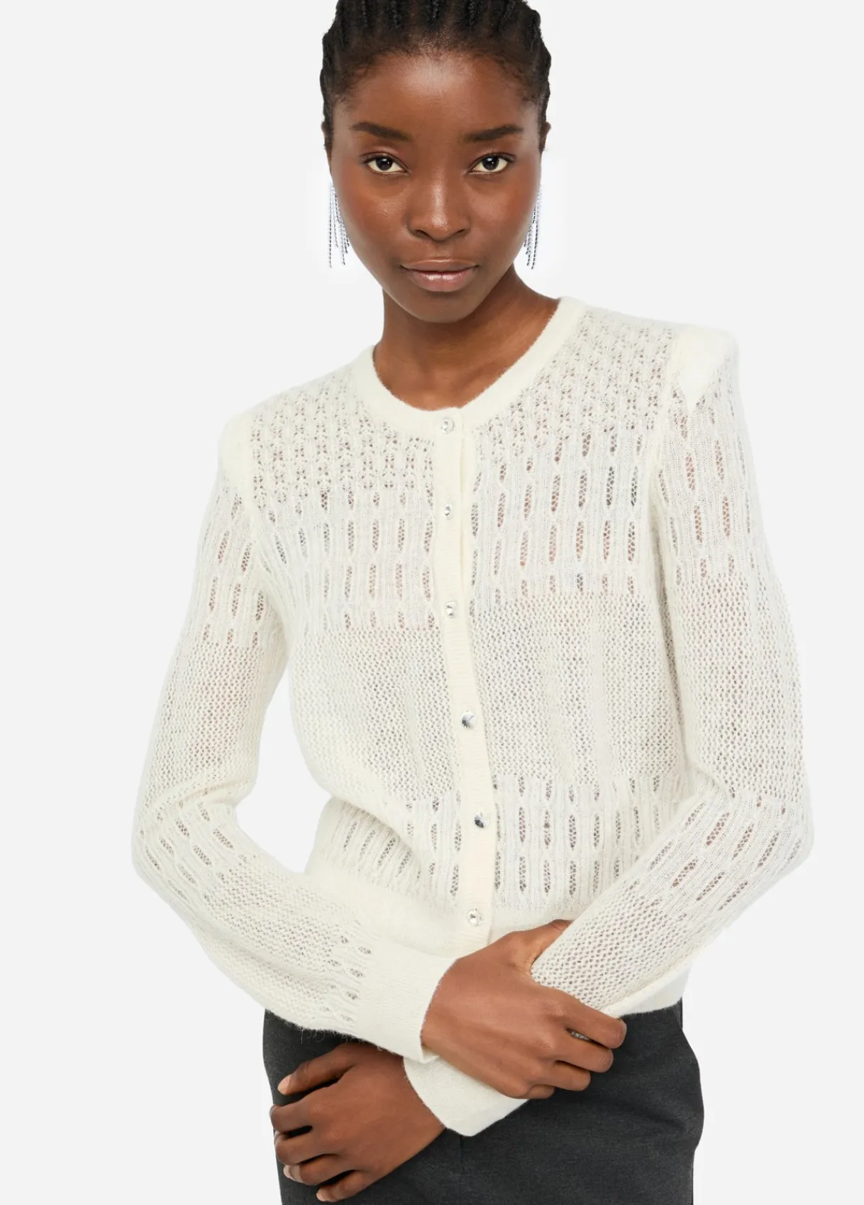 Liu Jo Cardigan en laine et alpaga|Femme Mailles