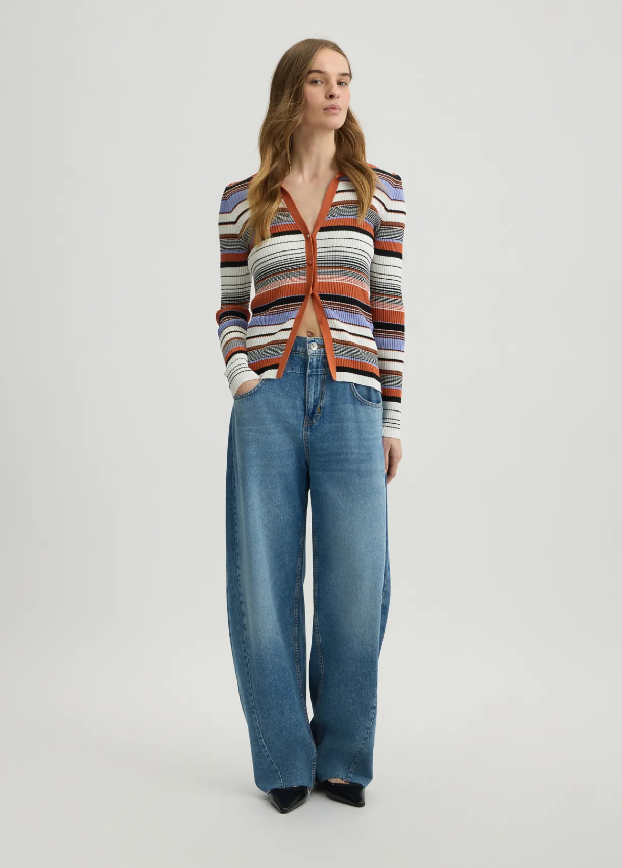 Liu Jo Cardigan en maille à rayures|Femme Mailles