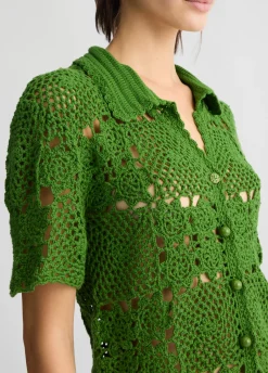 Liu Jo Cardigan en maille crochet|Femme Mailles