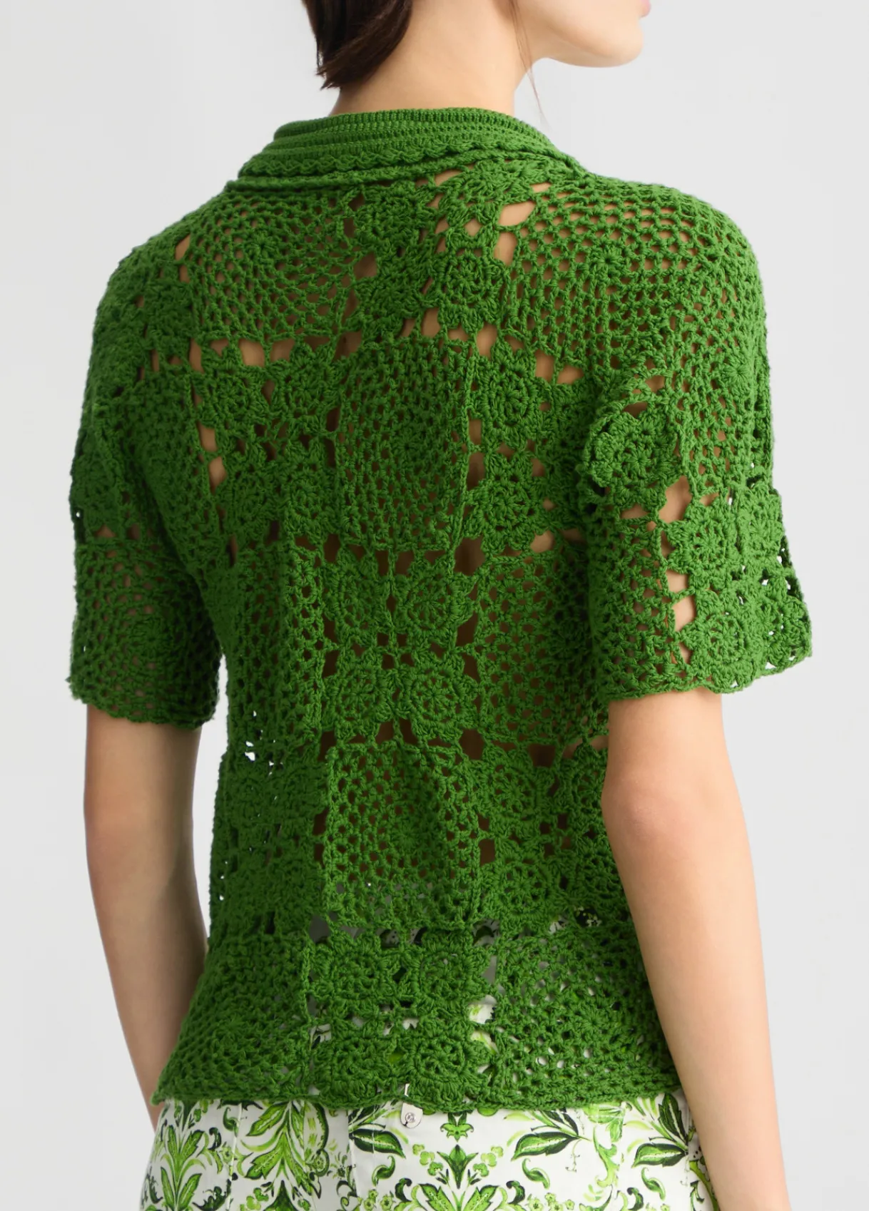 Liu Jo Cardigan en maille crochet|Femme Mailles