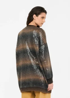 Liu Jo Cardigan long avec paillettes|Femme Mailles