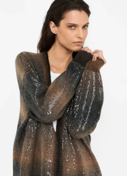 Liu Jo Cardigan long avec paillettes|Femme Mailles