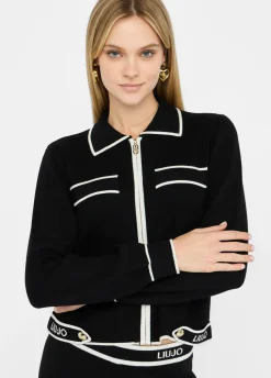 Liu Jo Cardigan long avec zip|Femme Vêtements De Sport|Mailles
