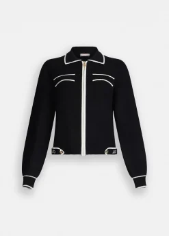 Liu Jo Cardigan long avec zip|Femme Vêtements De Sport|Mailles