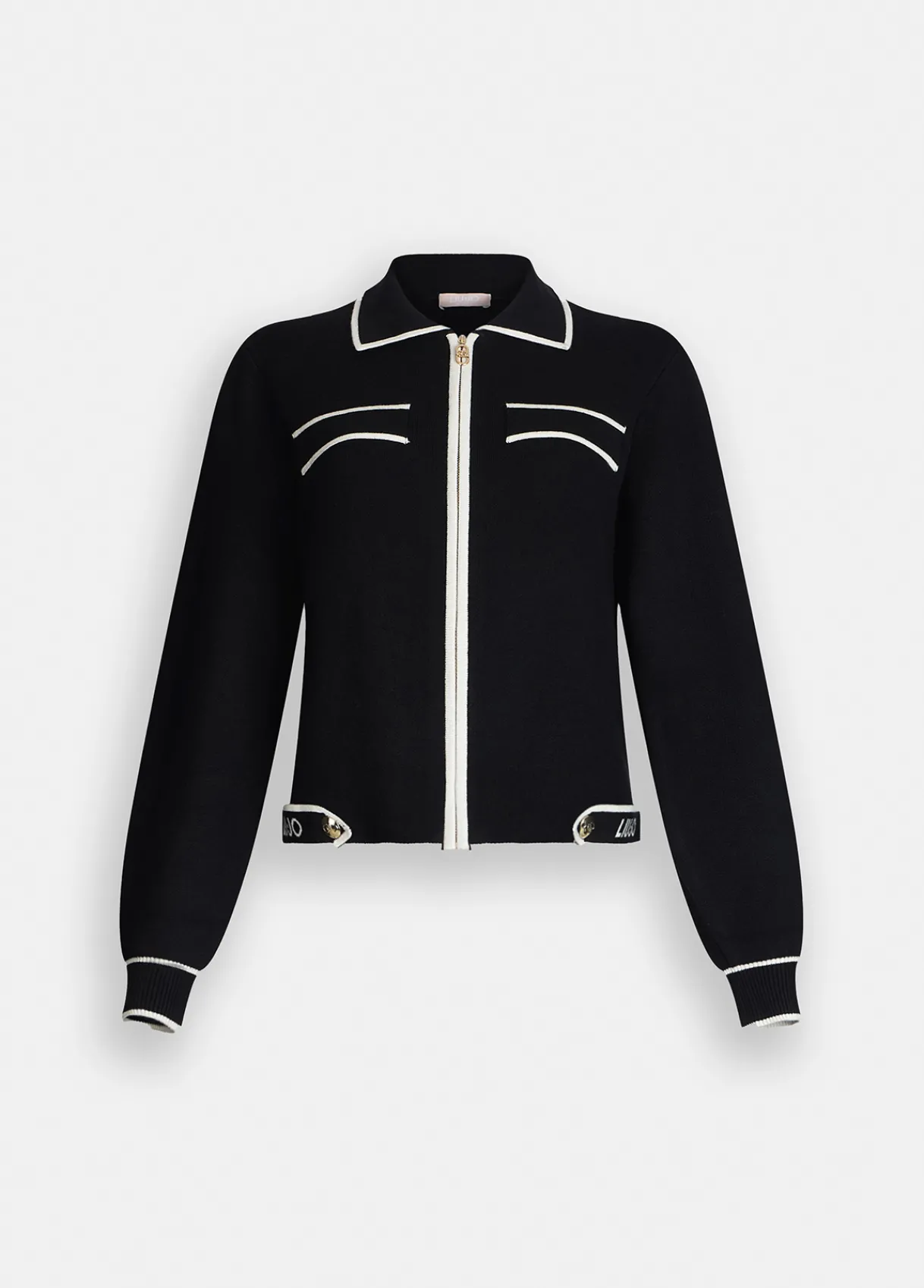 Liu Jo Cardigan long avec zip|Femme Vêtements De Sport|Mailles