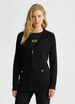 Liu Jo Cardigan long avec zip|Femme Vêtements De Sport|Mailles
