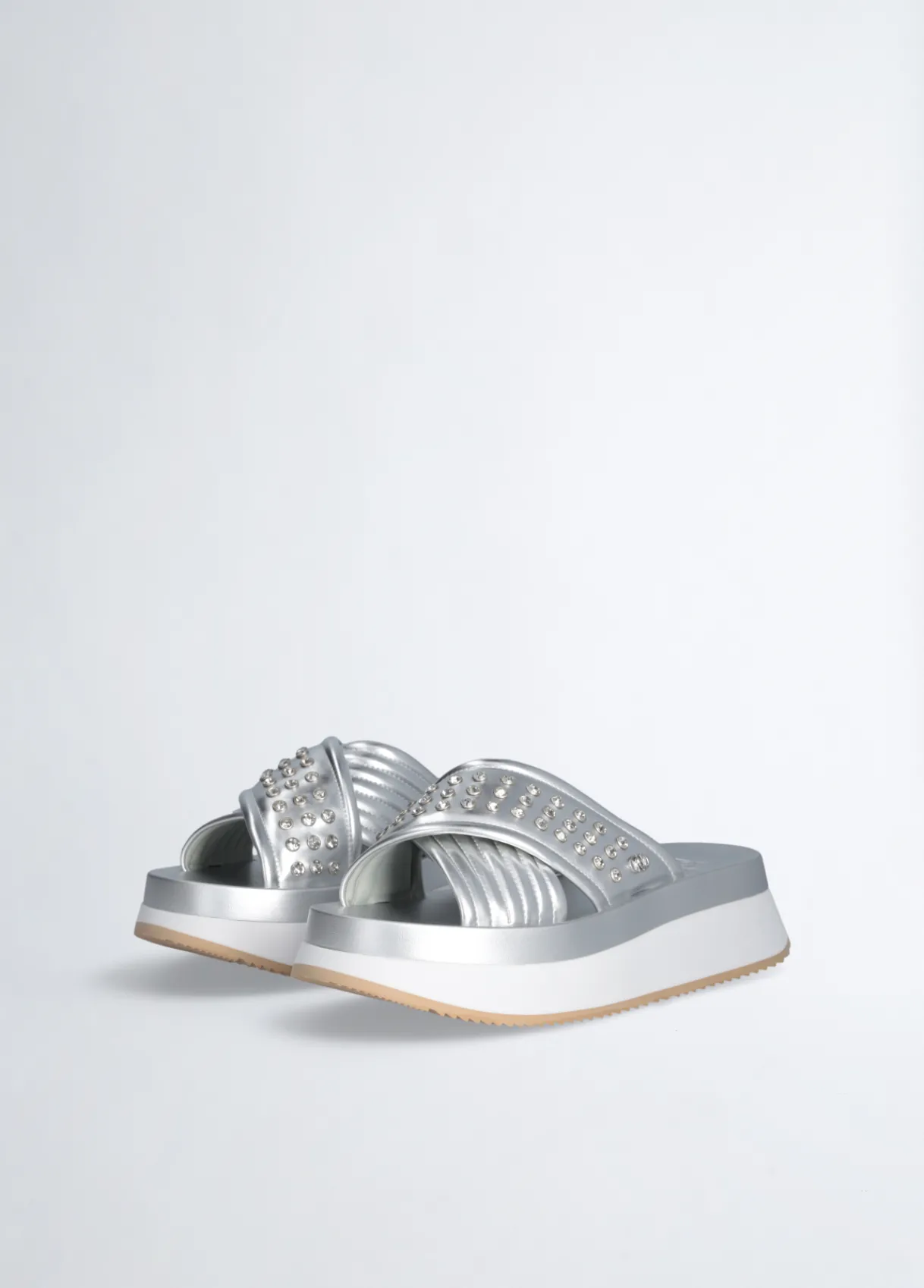 Liu Jo Chaussons compensés avec clous|Femme Mocassins