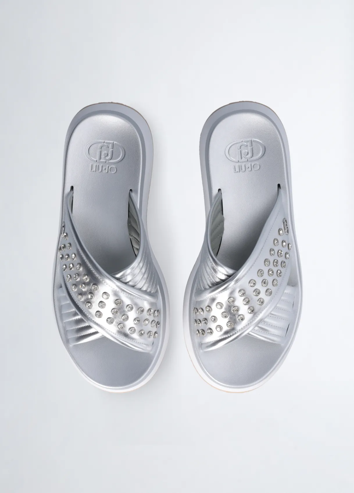 Liu Jo Chaussons compensés avec clous|Femme Mocassins