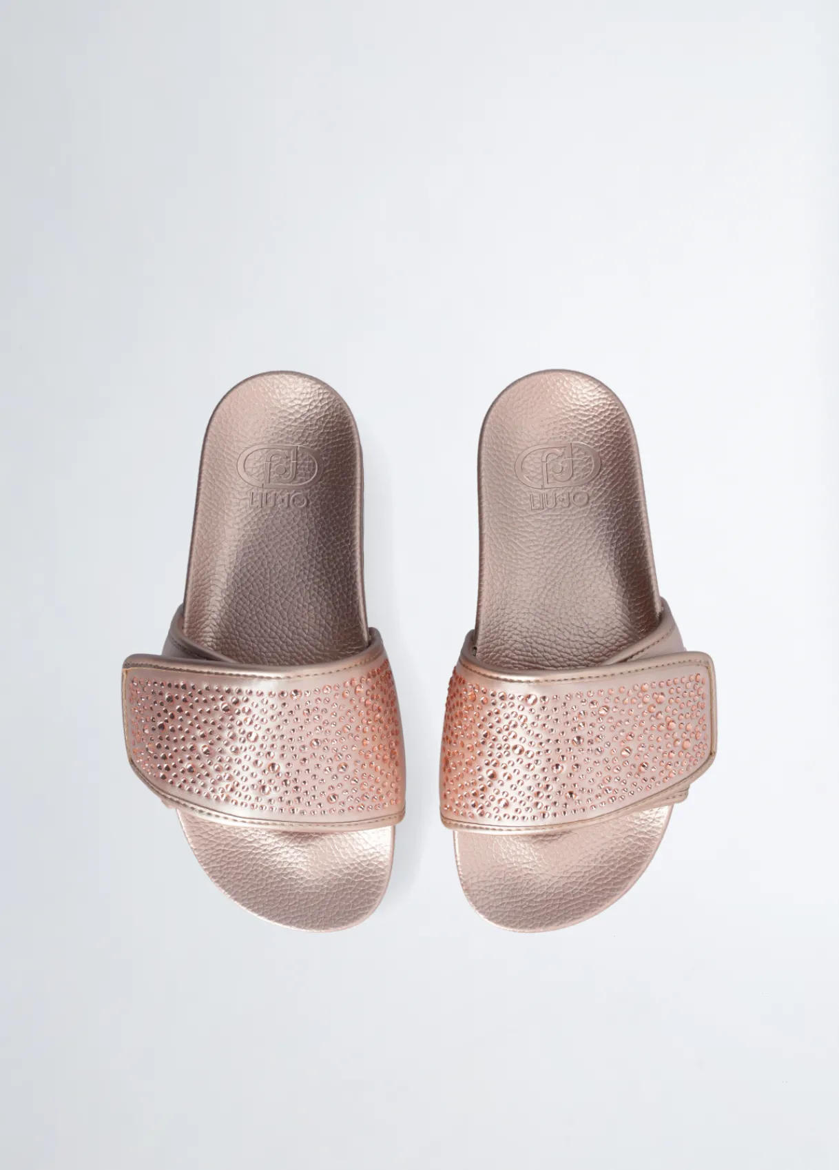 Liu Jo Chaussons compensés avec strass|Femme Mocassins