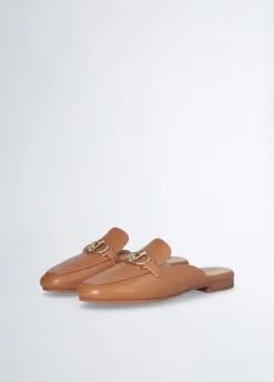 Liu Jo Chaussons en cuir avec logo|Femme Mocassins