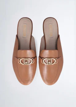 Liu Jo Chaussons en cuir avec logo|Femme Mocassins