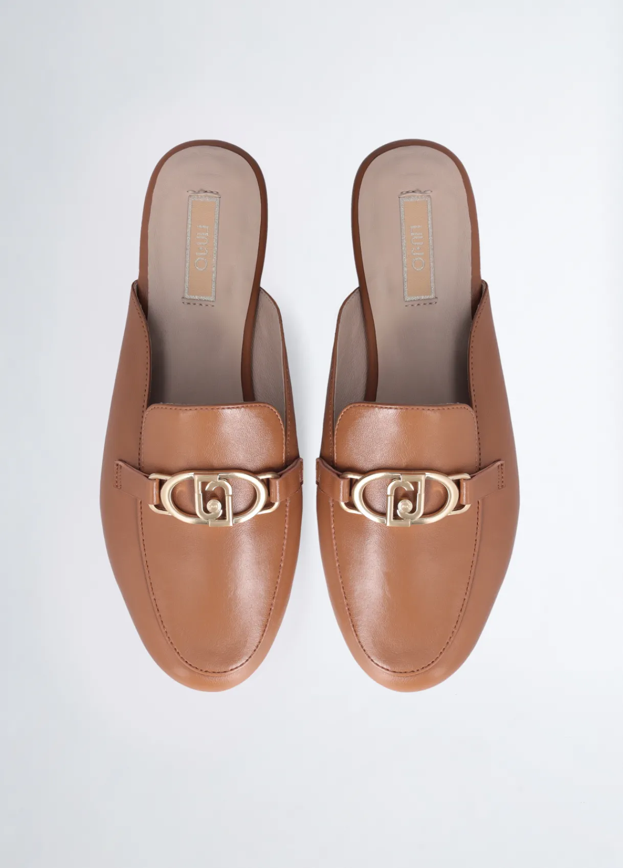 Liu Jo Chaussons en cuir avec logo|Femme Mocassins