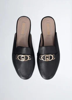 Liu Jo Chaussons en cuir avec logo|Femme Mocassins