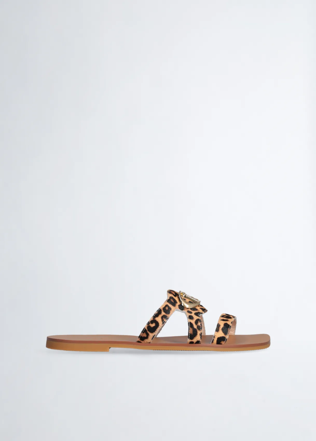 Liu Jo Chaussons plats en cuir cavallino|Femme Mocassins|Sandales