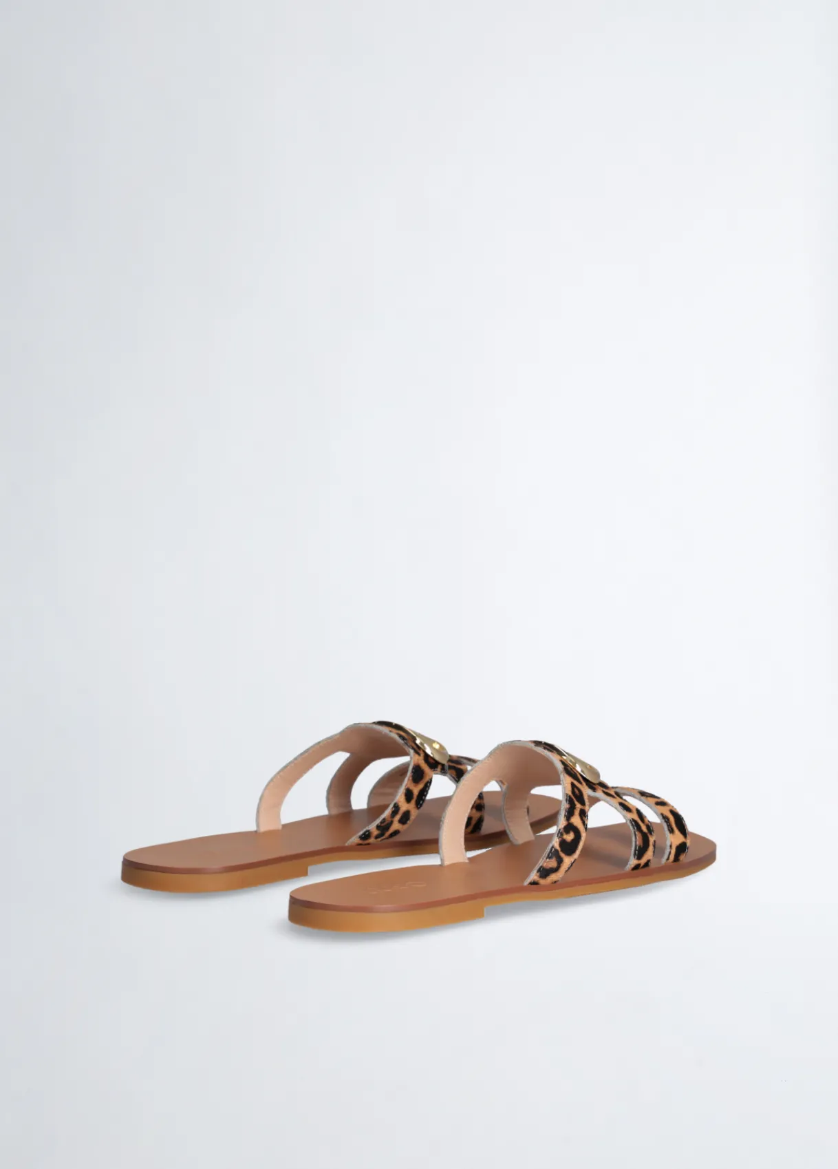 Liu Jo Chaussons plats en cuir cavallino|Femme Mocassins|Sandales