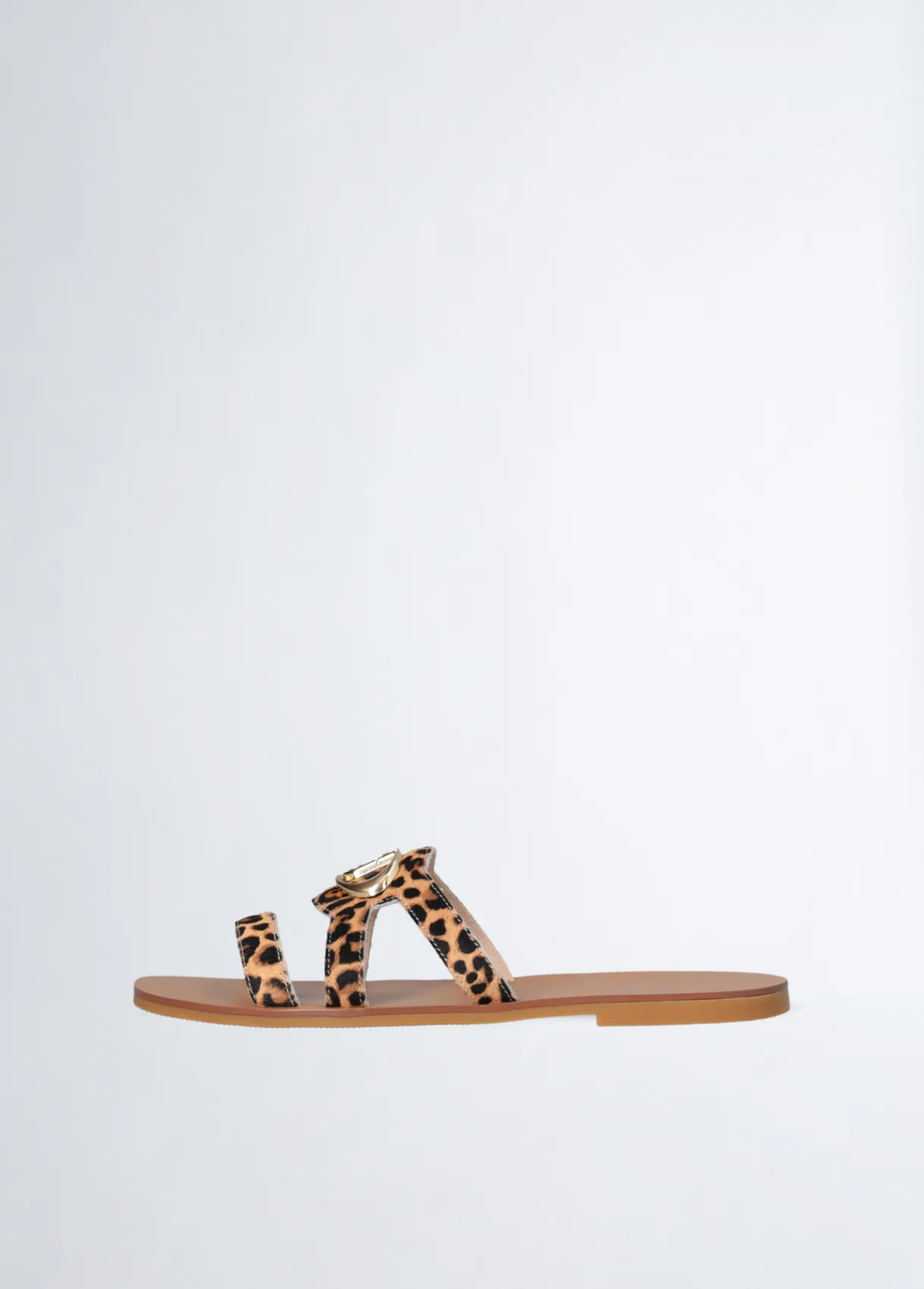 Liu Jo Chaussons plats en cuir cavallino|Femme Mocassins|Sandales