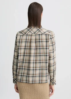 Liu Jo Chemise à carreaux avec broderies bijoux|Femme Chemises Et Blouses