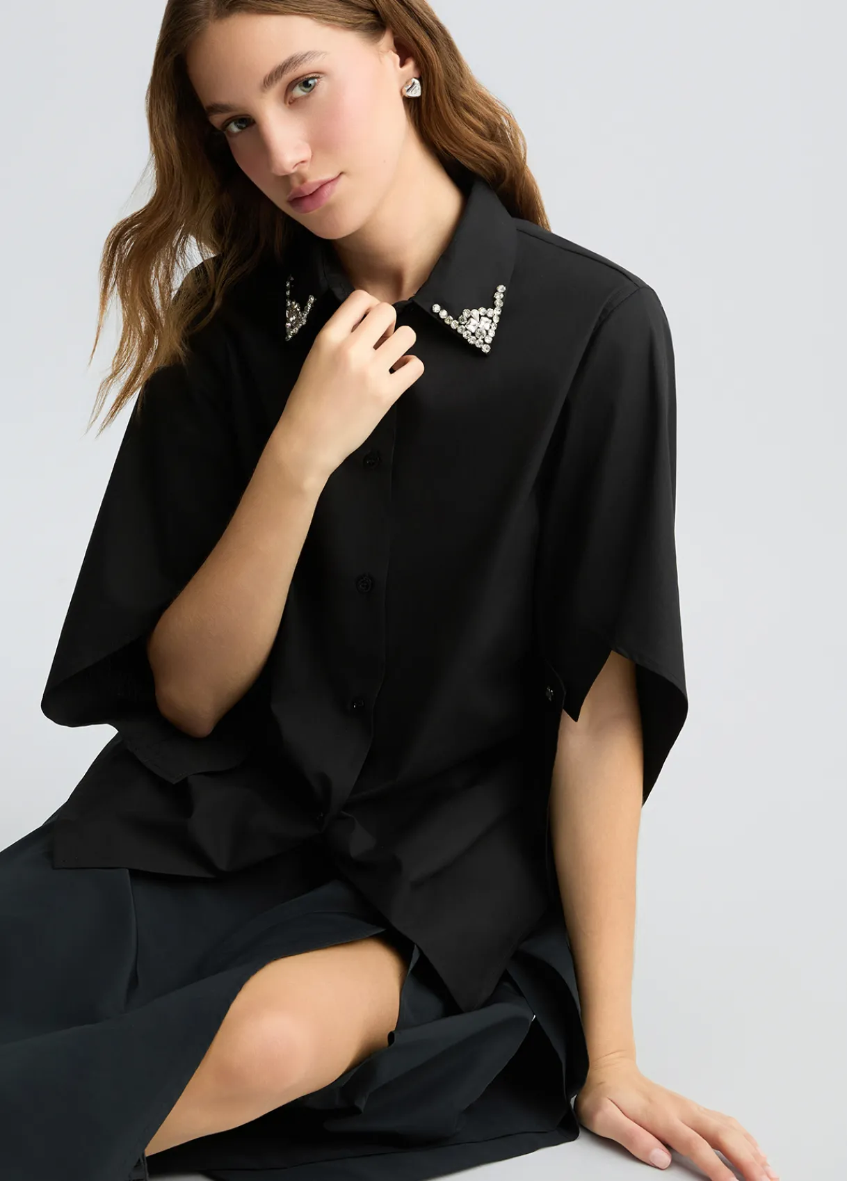 Liu Jo Chemise avec broderie bijou|Femme Chemises Et Blouses
