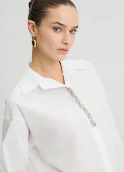Liu Jo Chemise avec détails bijoux|Femme Chemises Et Blouses
