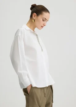 Liu Jo Chemise avec détails bijoux|Femme Chemises Et Blouses