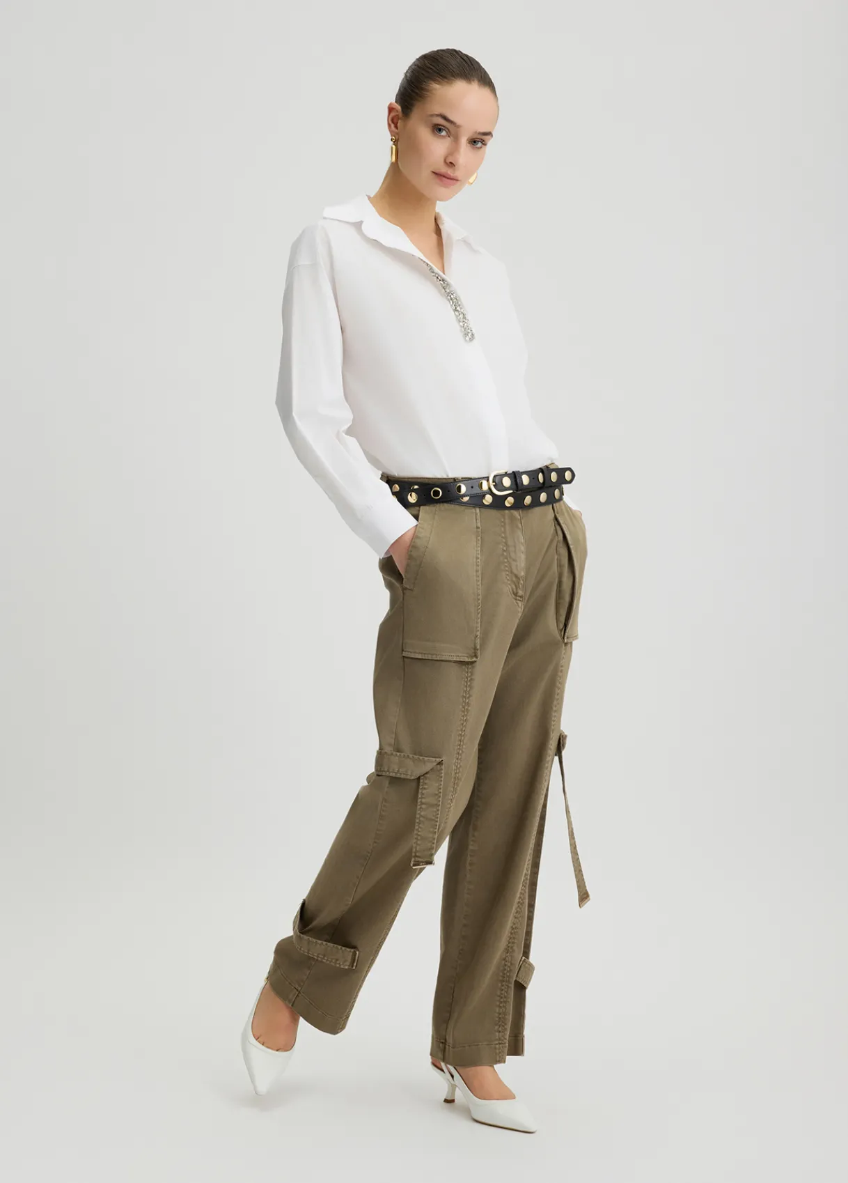 Liu Jo Chemise avec détails bijoux|Femme Chemises Et Blouses