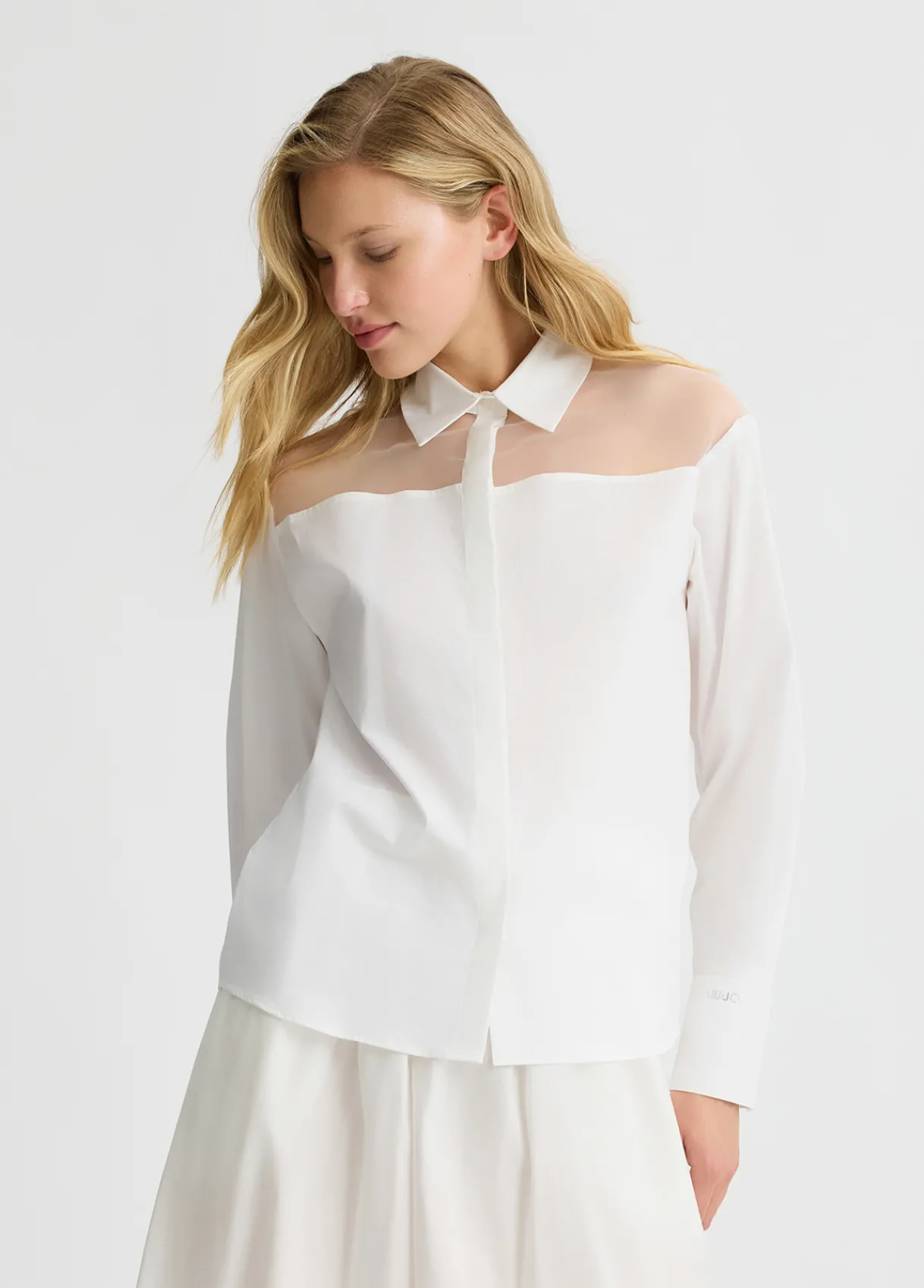 Liu Jo Chemise avec inserts en organza|Femme Chemises Et Blouses