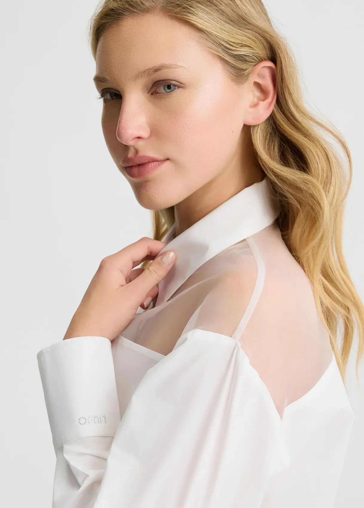 Liu Jo Chemise avec inserts en organza|Femme Chemises Et Blouses