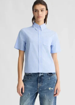 Liu Jo Chemise boxy à rayures|Femme Chemises Et Blouses
