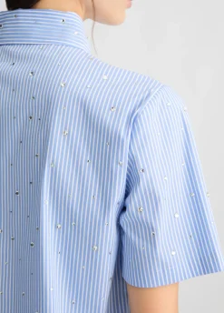 Liu Jo Chemise boxy à rayures|Femme Chemises Et Blouses