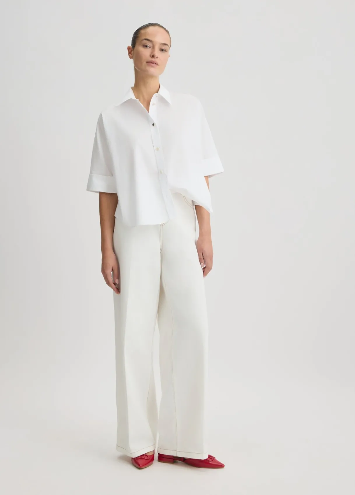 Liu Jo Chemise boxy en coton|Femme Chemises Et Blouses