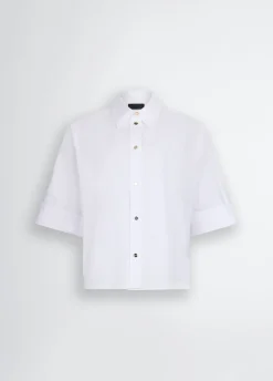 Liu Jo Chemise boxy en coton|Femme Chemises Et Blouses
