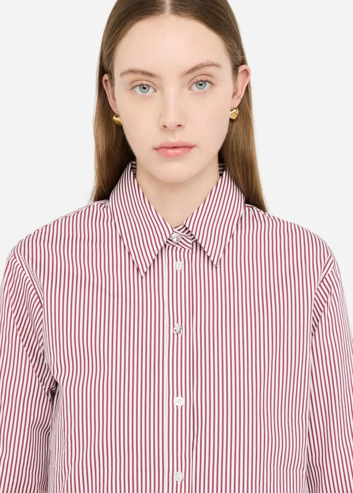 Liu Jo Chemise en coton à rayures avec top|Femme Chemises Et Blouses
