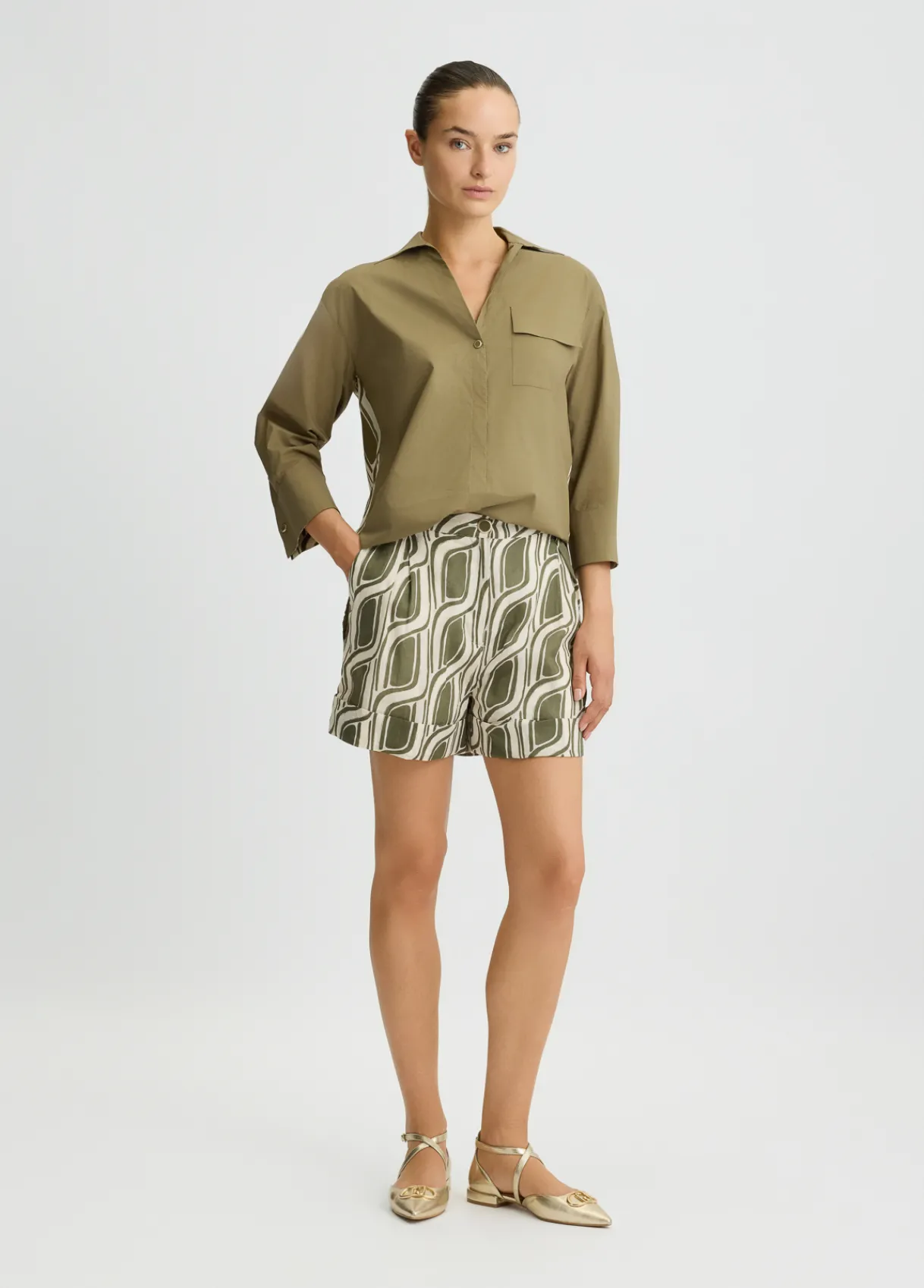 Liu Jo Chemise en coton avec imprimé|Femme Chemises Et Blouses