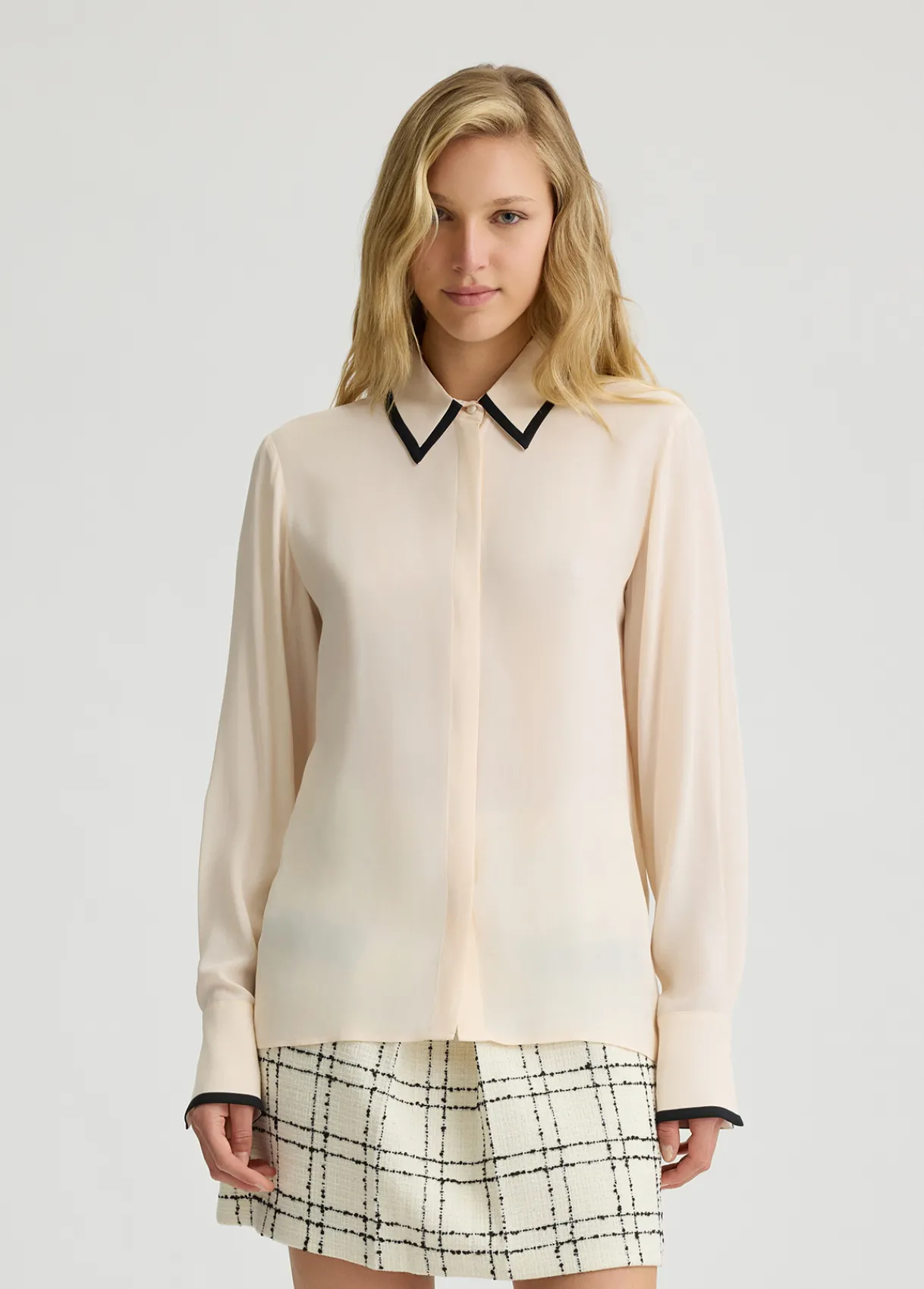 Liu Jo Chemise en crêpe de Chine|Femme Chemises Et Blouses