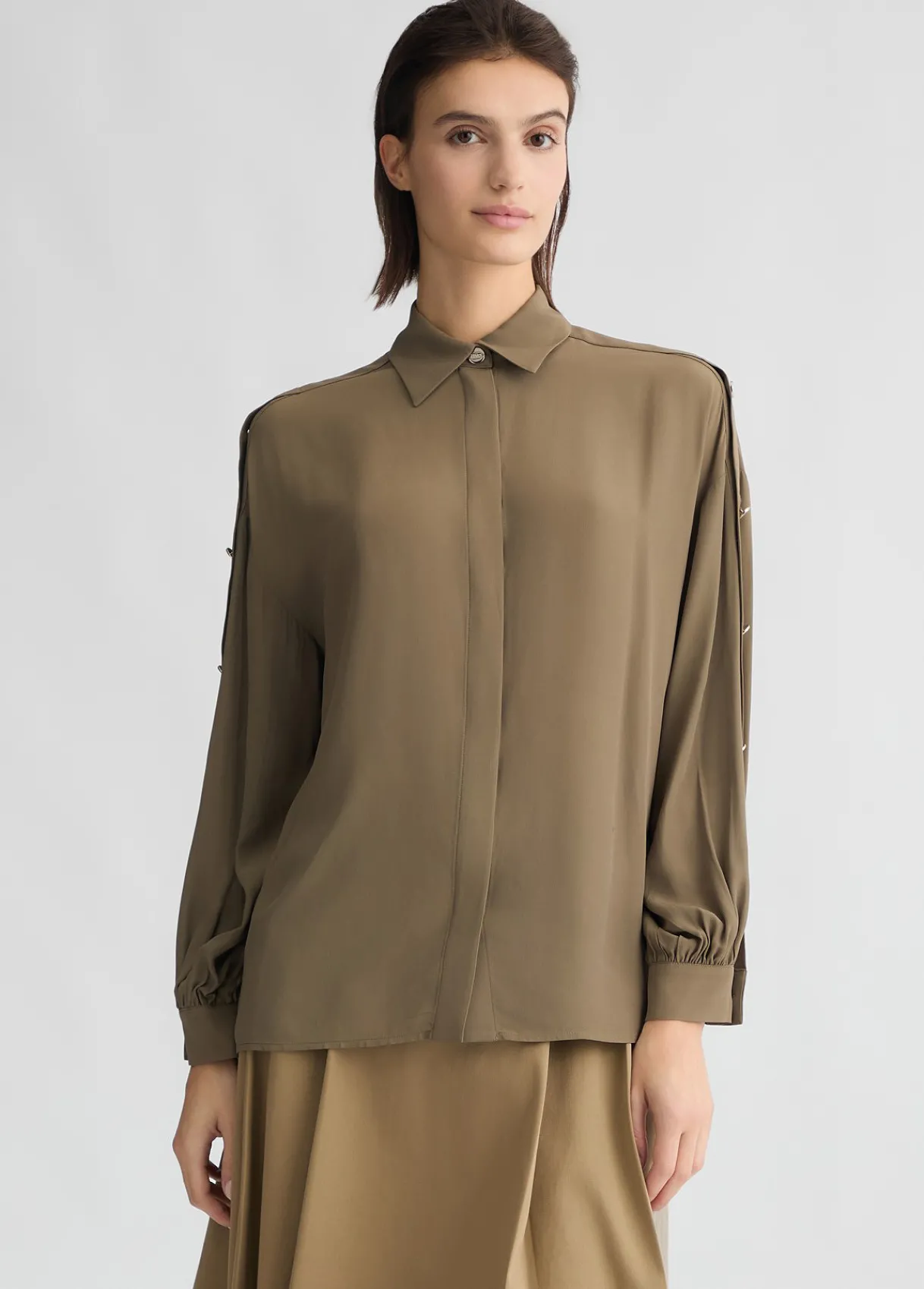 Liu Jo Chemise en crêpe de Chine|Femme Chemises Et Blouses